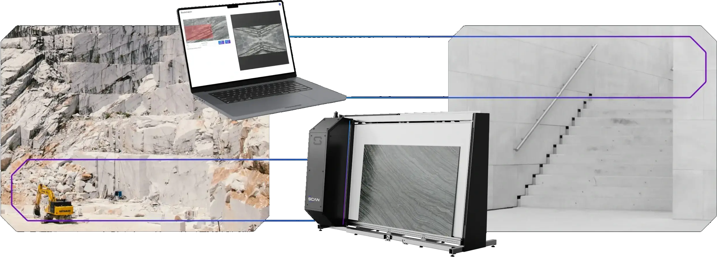Process from quarry to final product